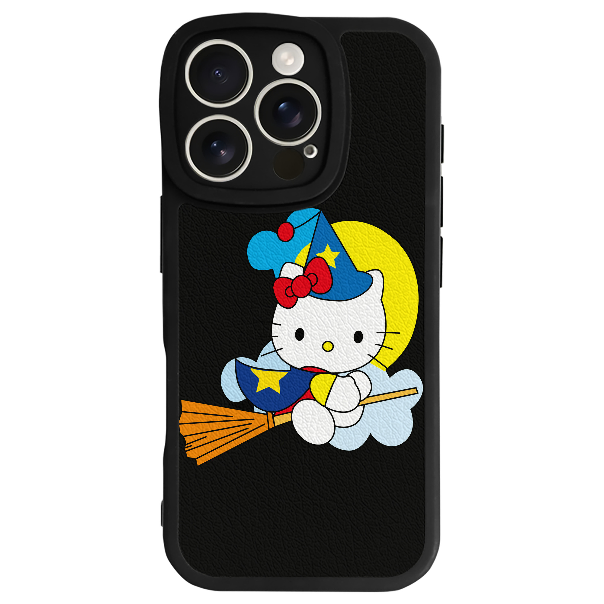（画像用） Hello Kitty ハローキティ 【iPhone 16シリーズ対応】シリコンスマホケース（レザー調） 材質：シリコン
